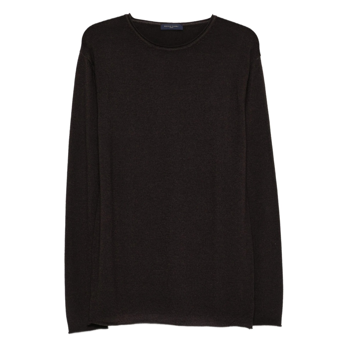 round-neck wool sweater