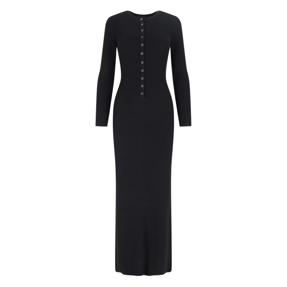 Roxy ribbed button-front maxi dress