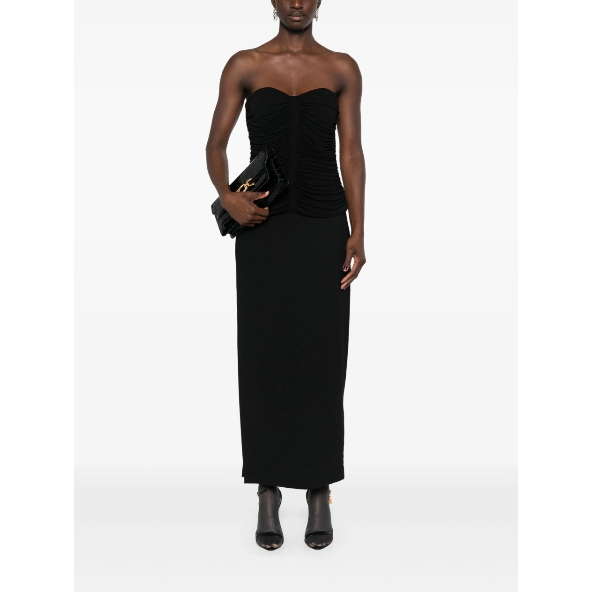 ruched strapless top - Img 2