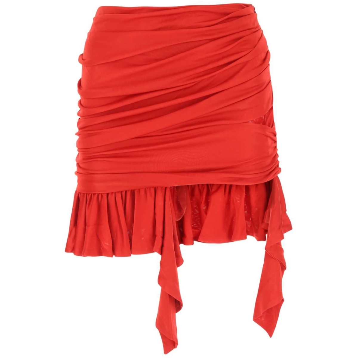 ruffle-detailing mini skirt