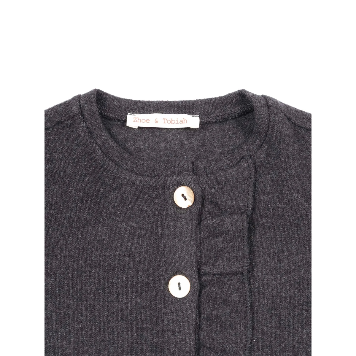ruffled button-up cardigan - Img 3