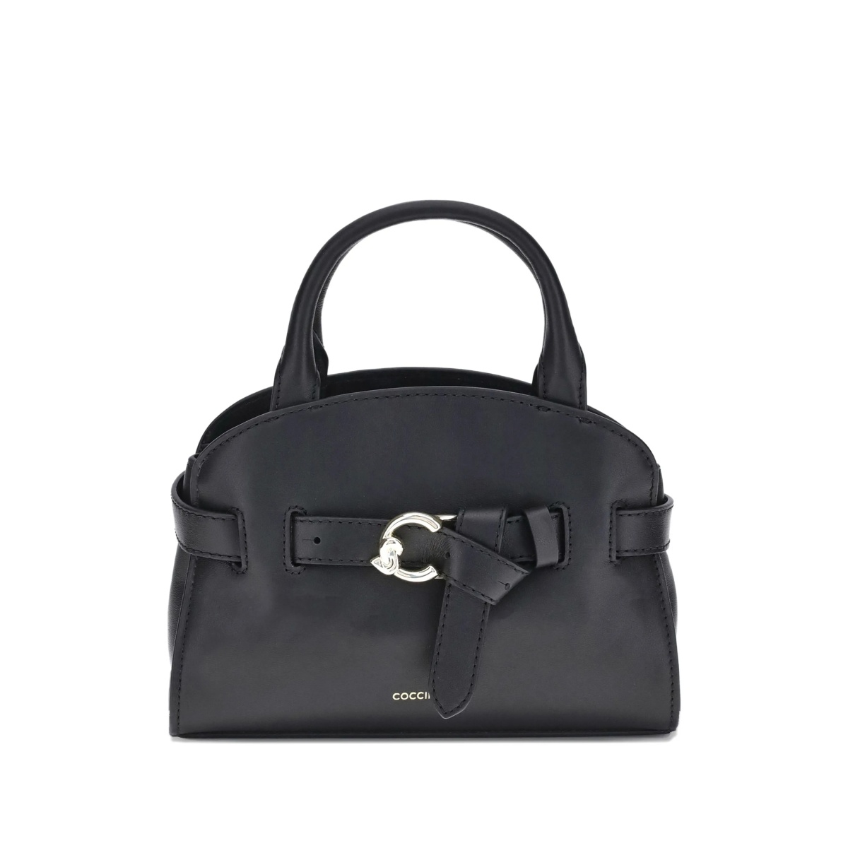 Sabine buckle-detail top-handle tote bag