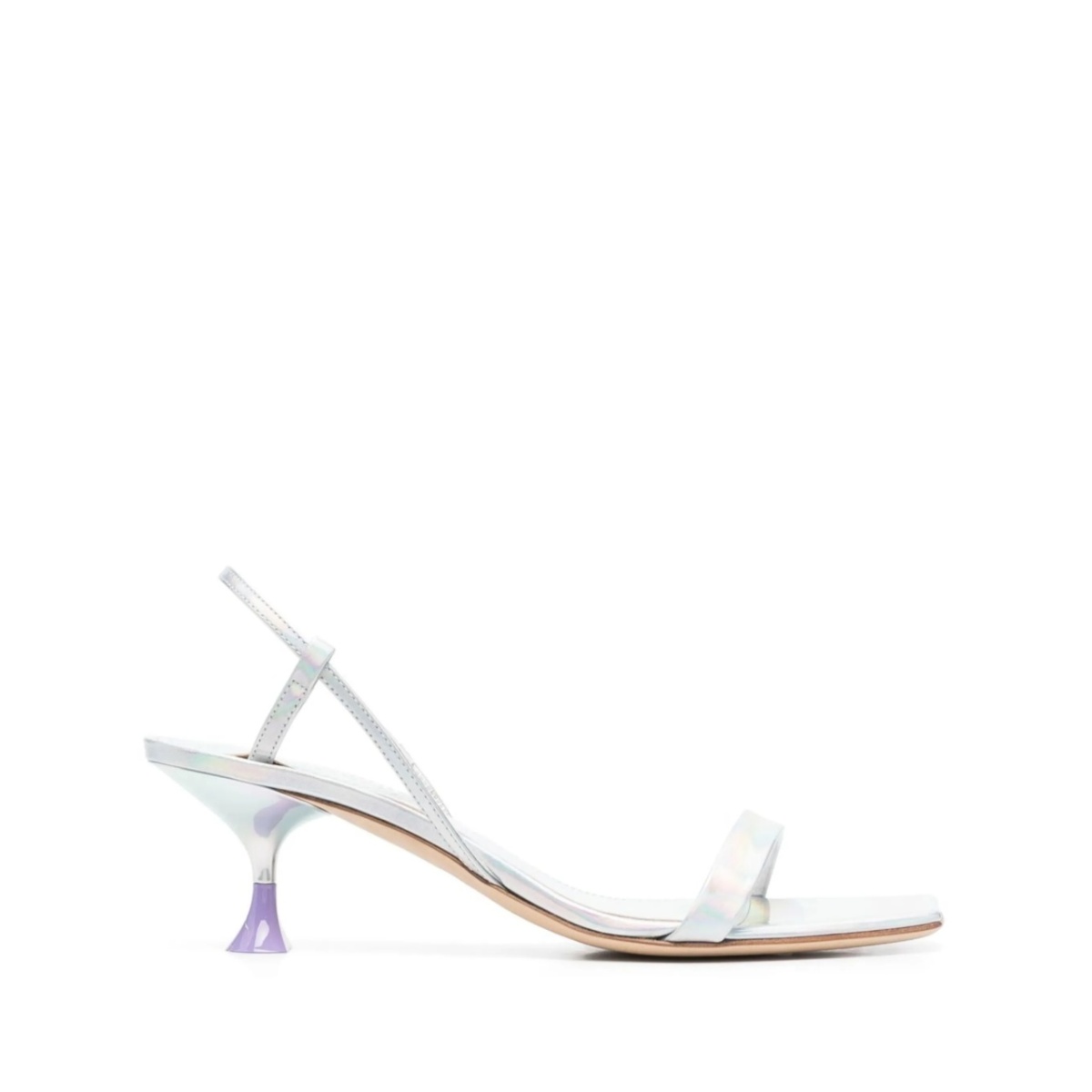 sculpted-heel sandals
