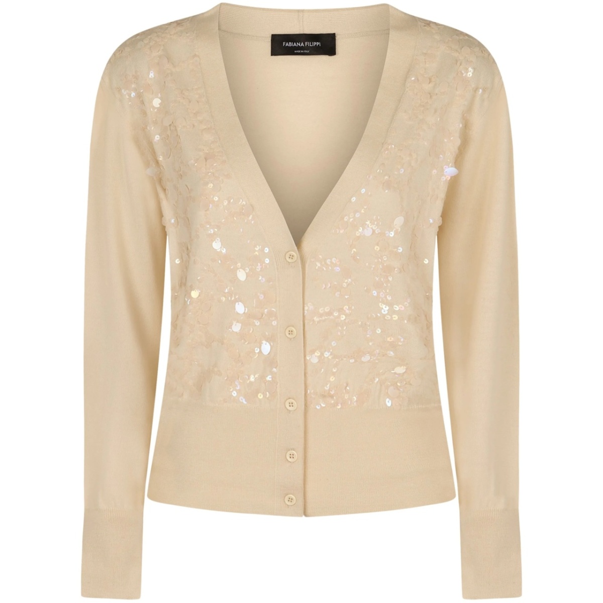 sequin-embellished cardigan