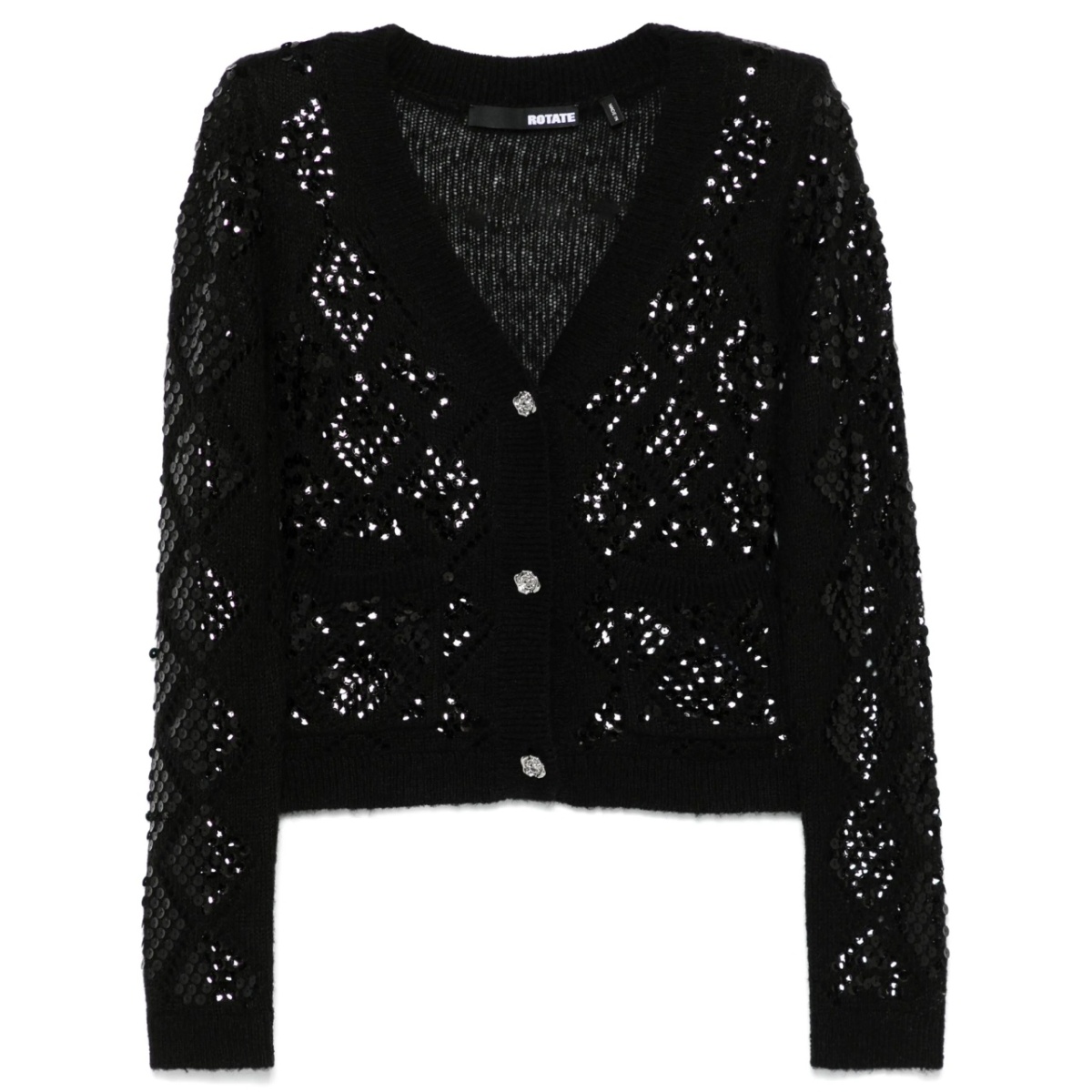 sequin-embellished cardigan