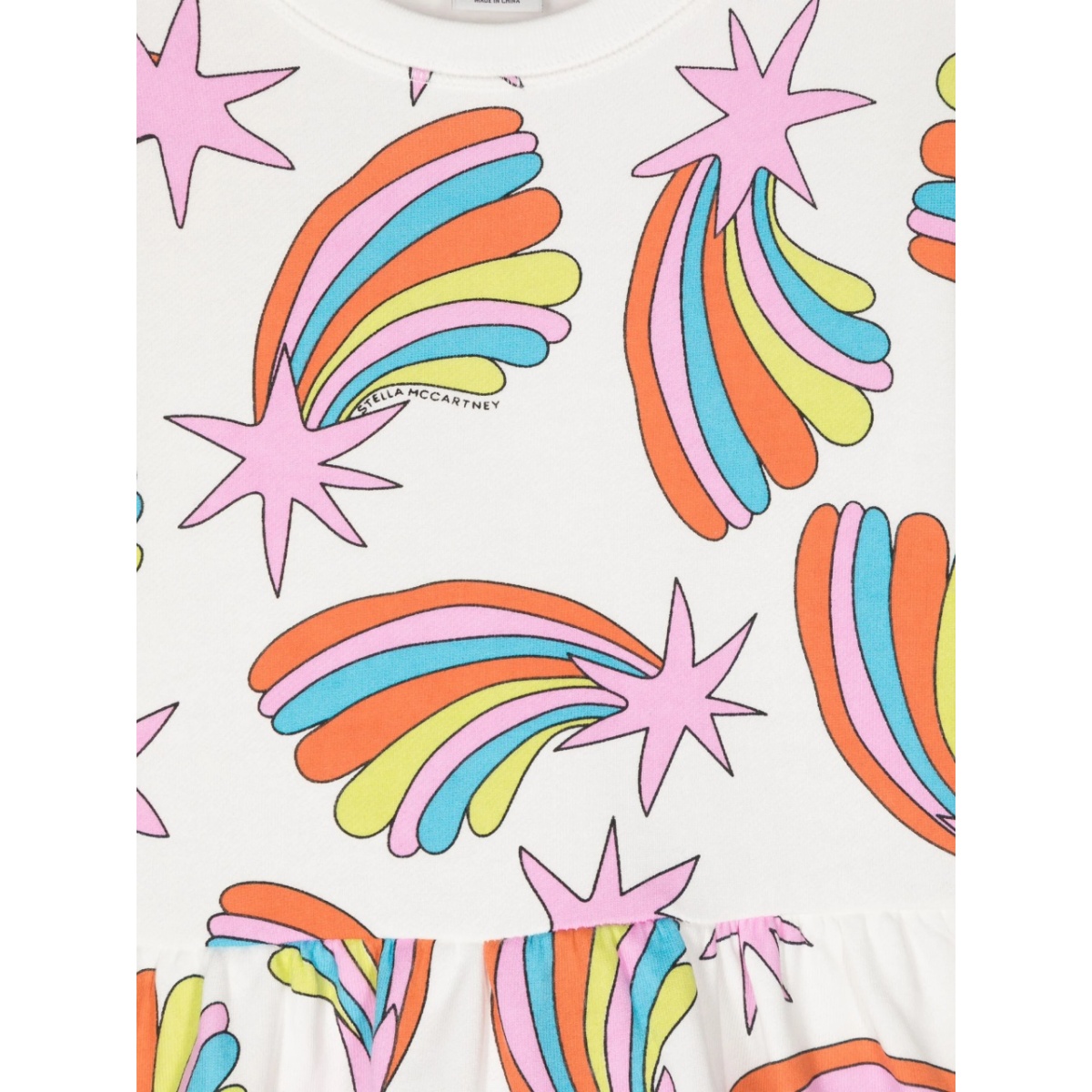 shooting stars-print dress - Img 3