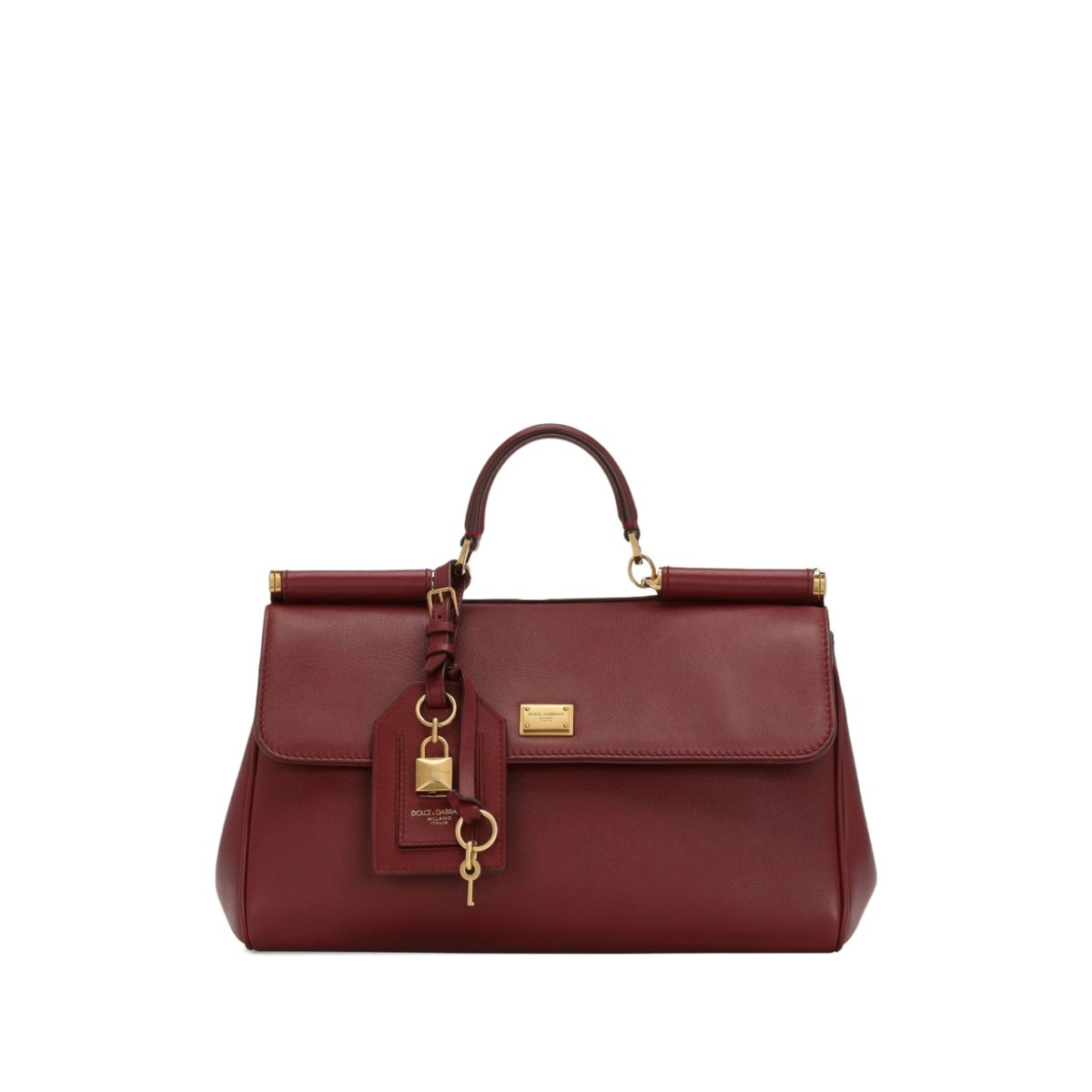Sicily structured leather tote bag