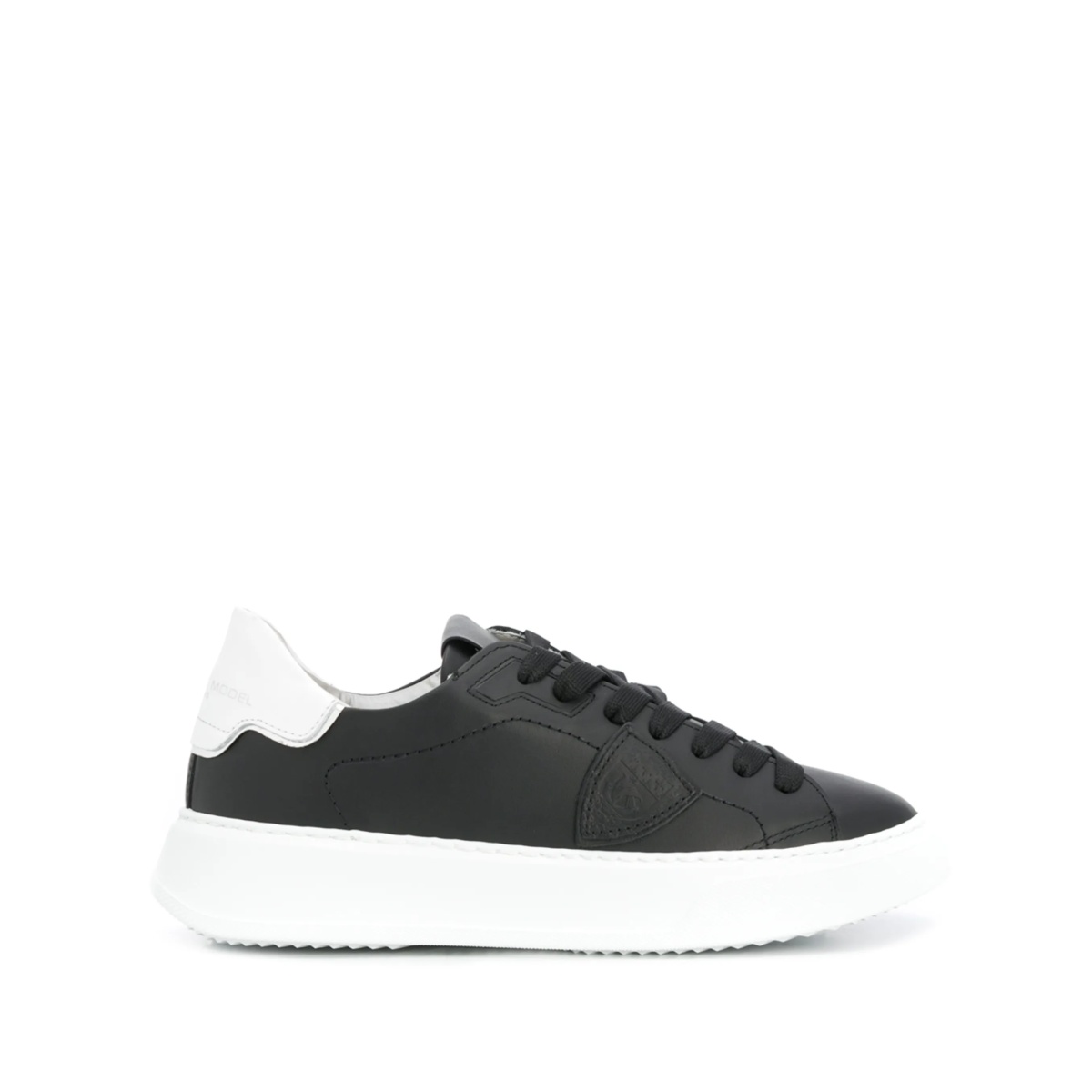 side logo patch sneakers