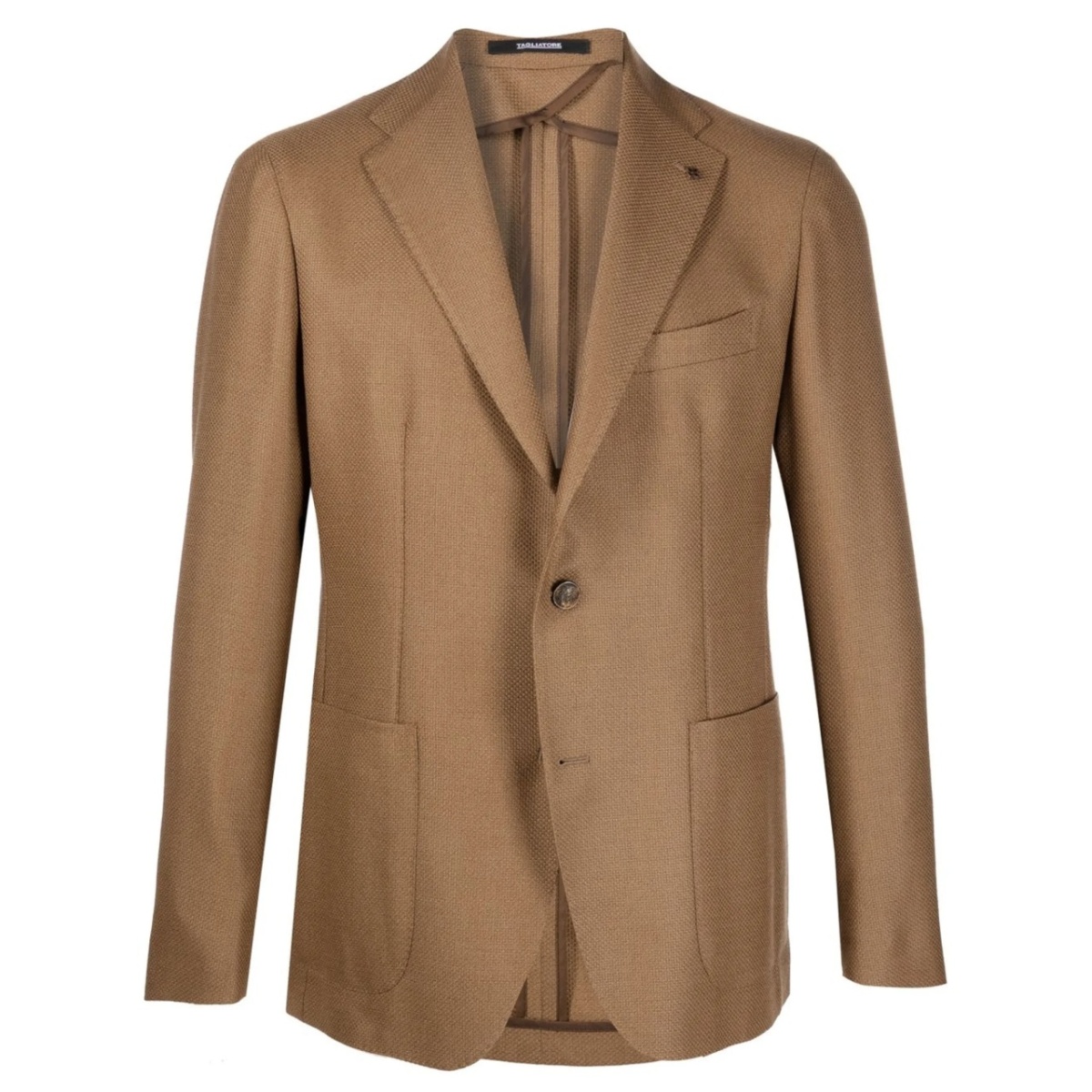 single-breasted patch-pocket blazer