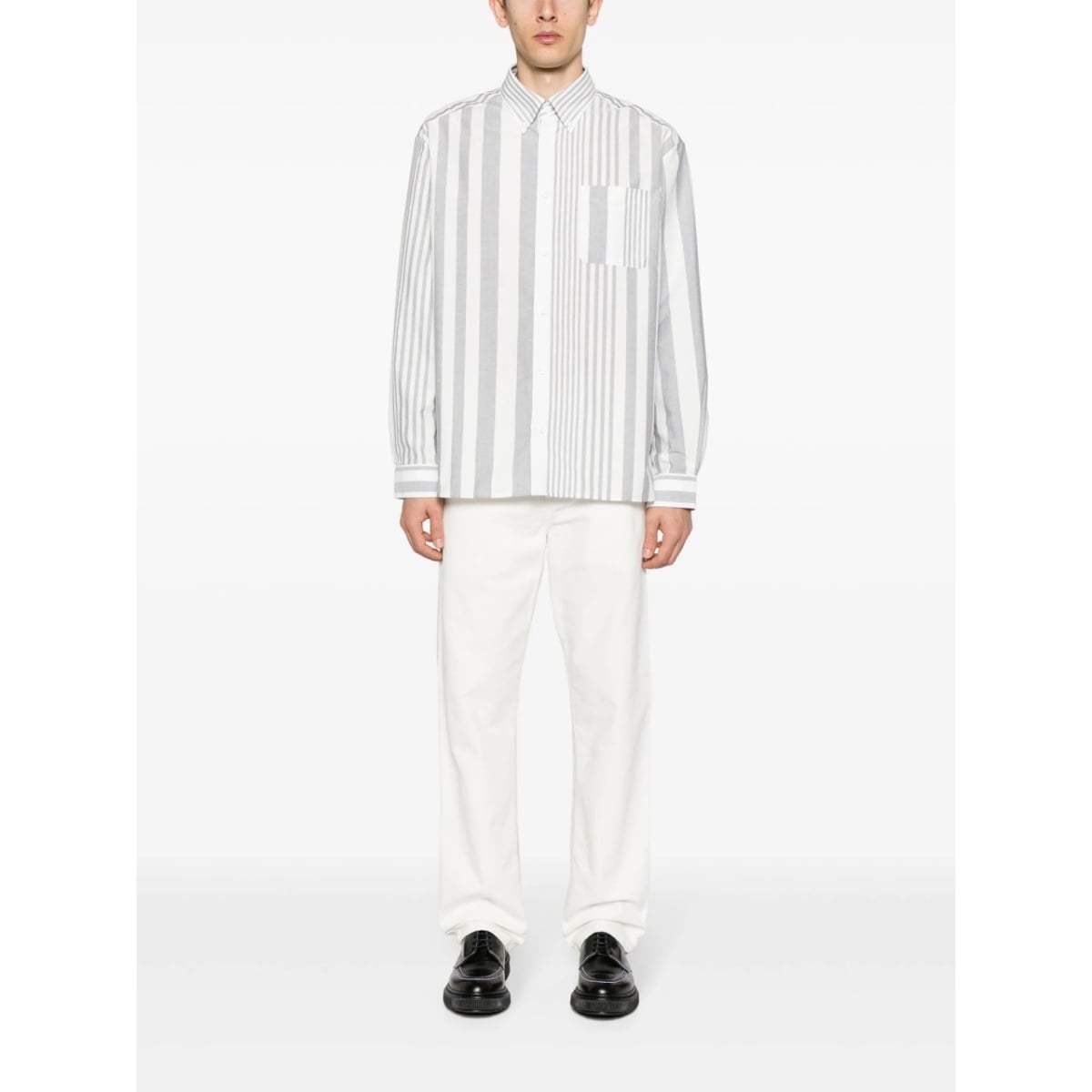 Single Knee straight-leg trousers - Img 2