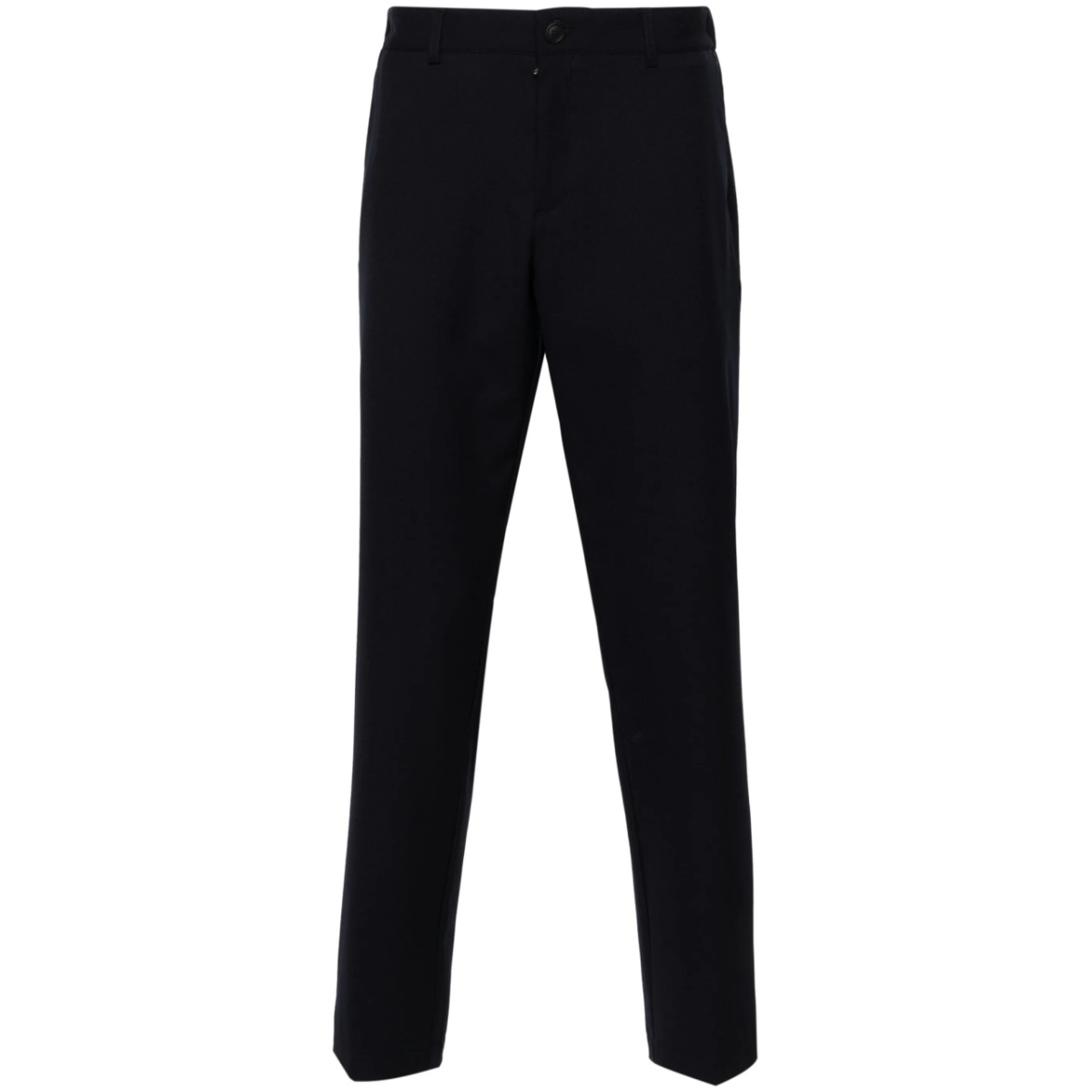 slim-cut tailored trousers