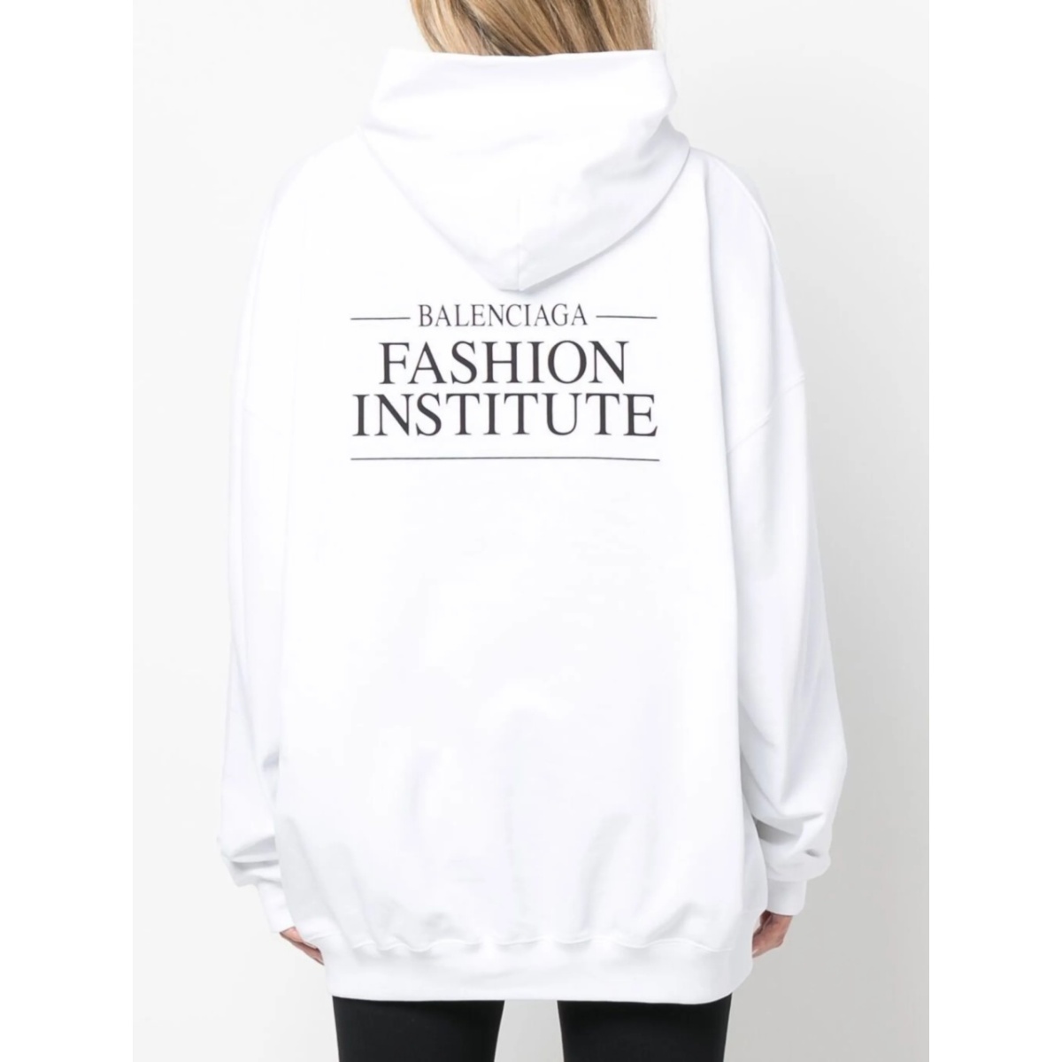 slogan-print hoodie - Img 4