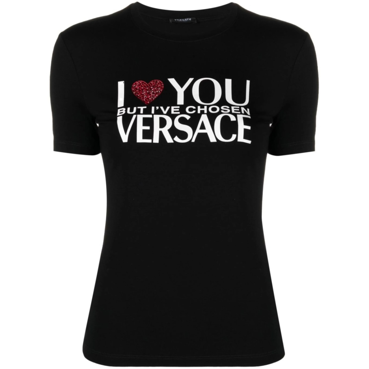 slogan-print T-shirt