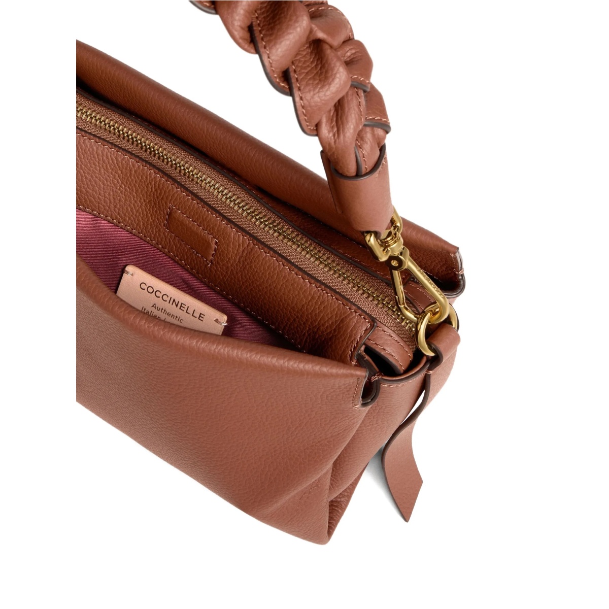 small Boheme braided-handle leather shoulder bag - Img 3