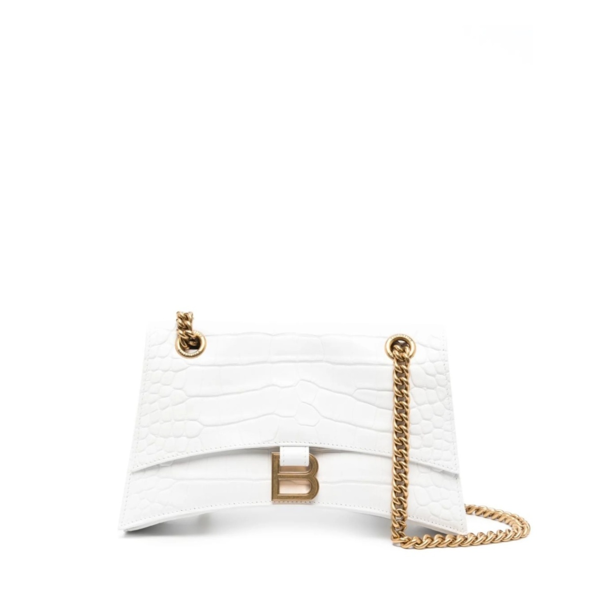 small Crush crocodile-embossed shoulder bag