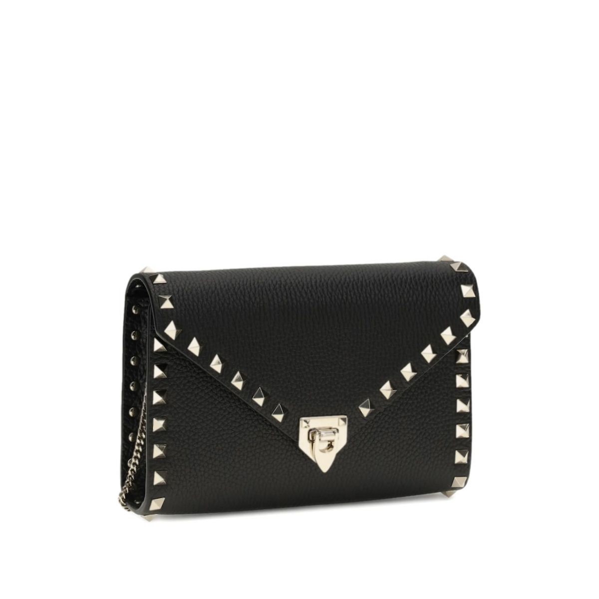 small Rockstud leather chain wallet - Img 3