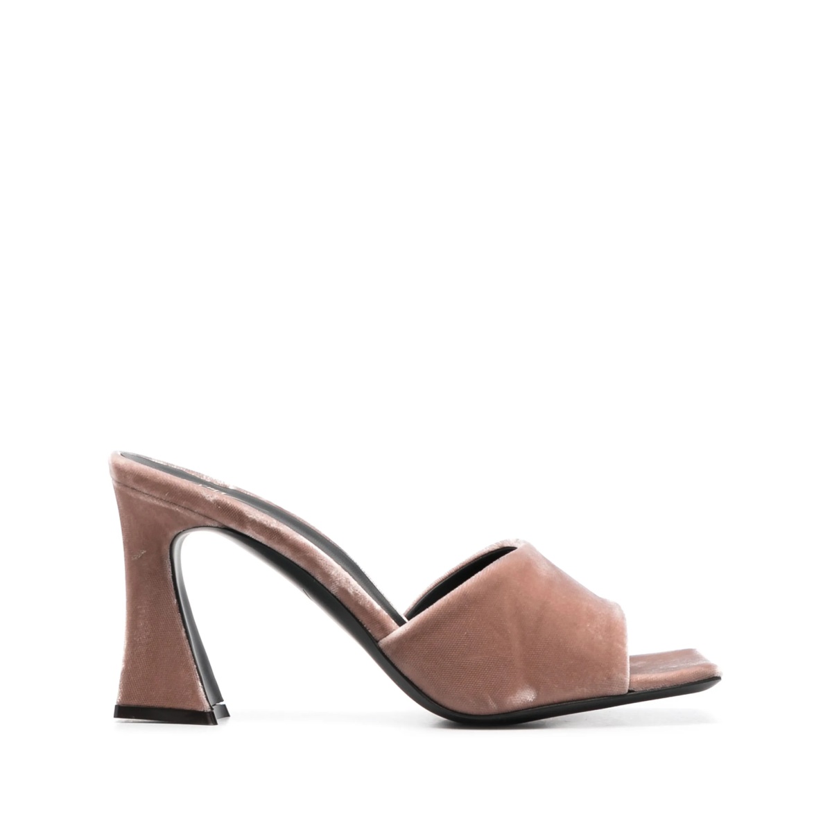 Solhene 90mm velvet-effect sandals
