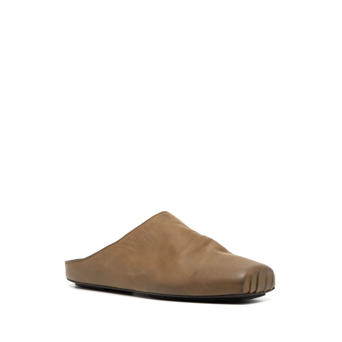 square-toe leather mules - Img 2