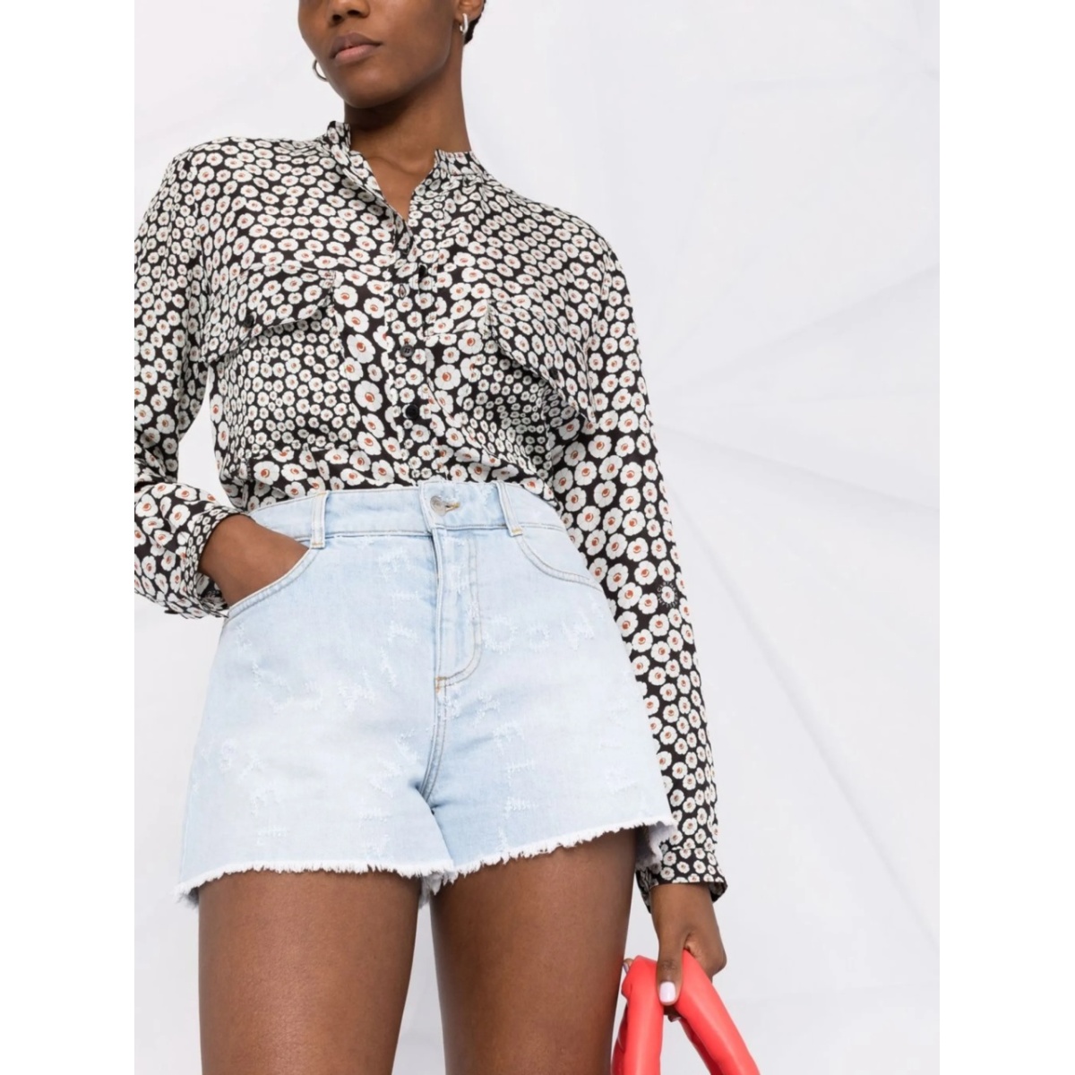 Stella Logo denim shorts - Img 5