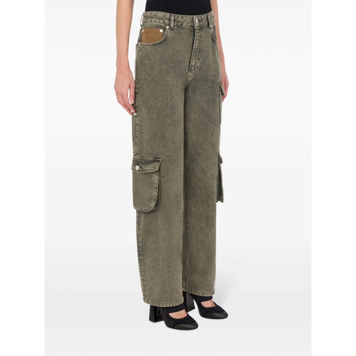 straight-leg cargo jeans - Img 2