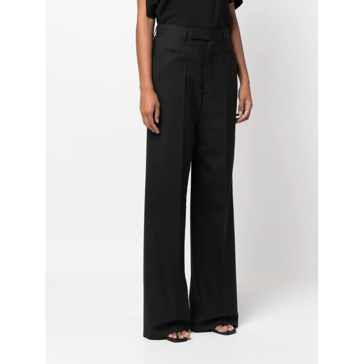 straight-leg wool tailored trousers - Img 3