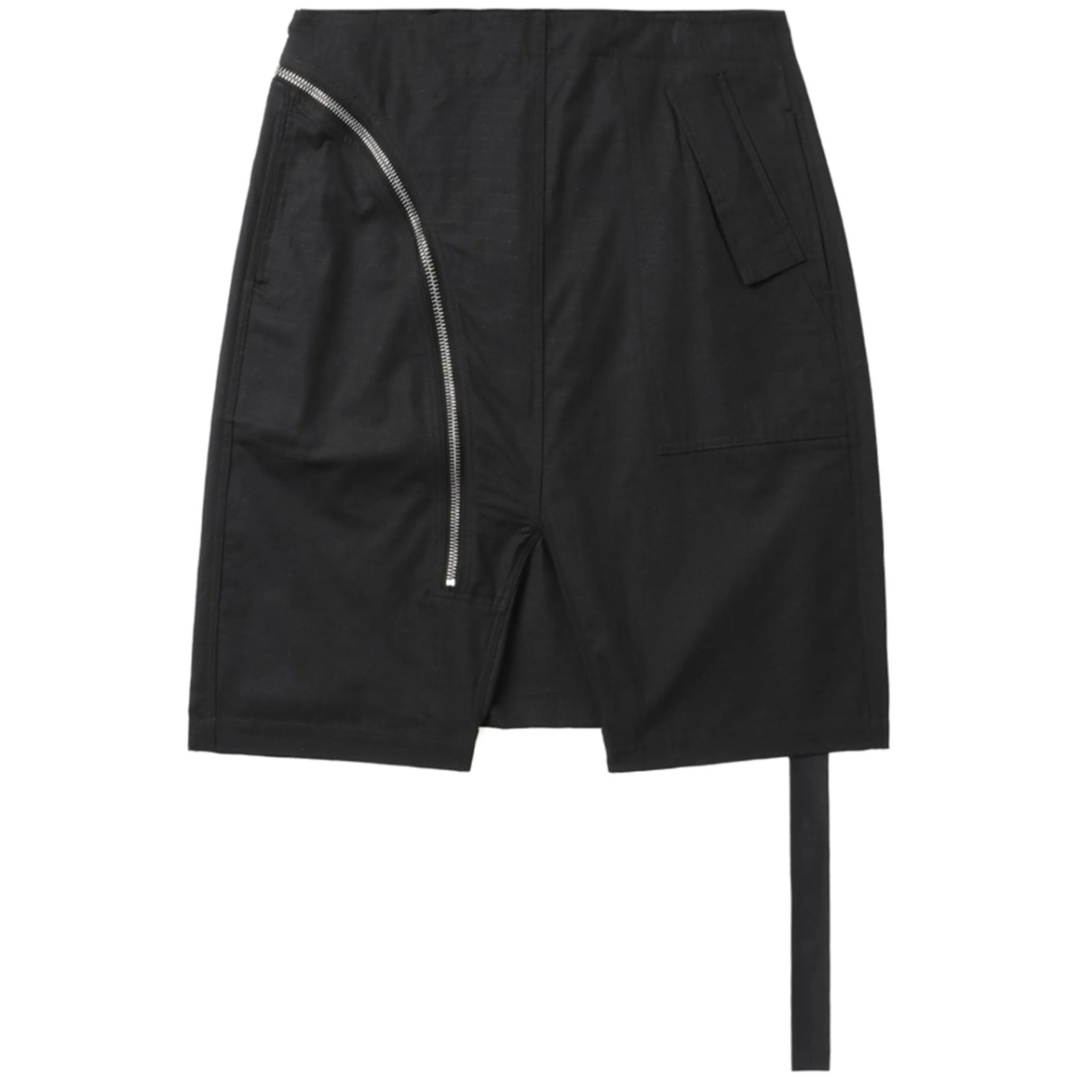 strap-detail drop-crotch shorts