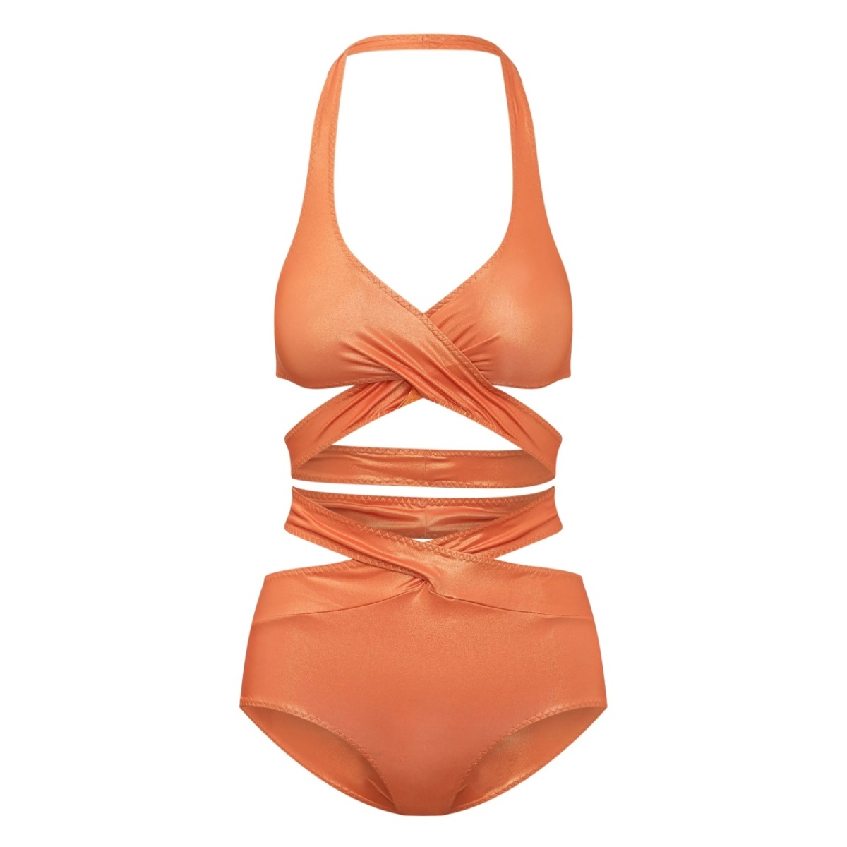 strap-fastening bikini