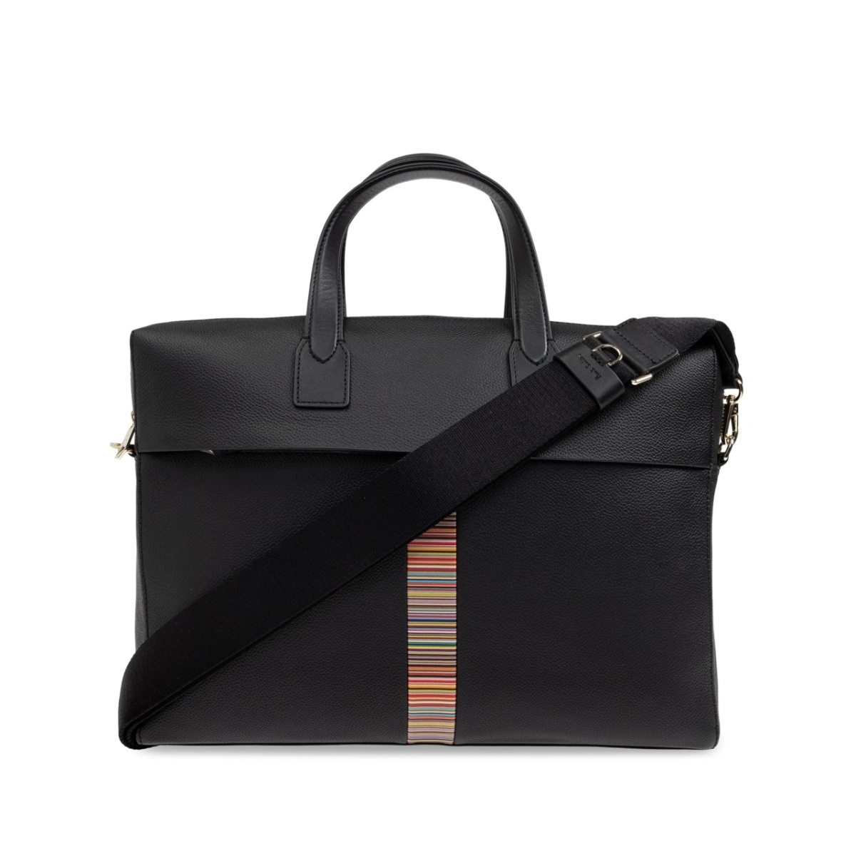 stripe-detailing laptop bag