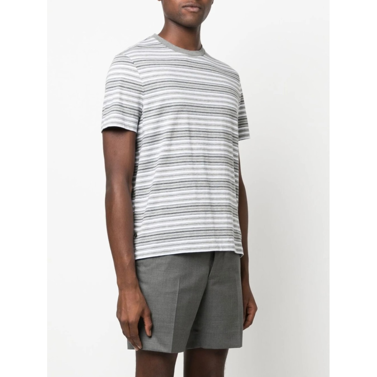 striped cotton T-shirt - Img 3