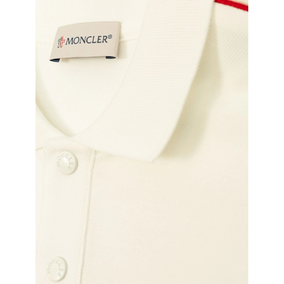 striped-detailed polo shirt - Img 4