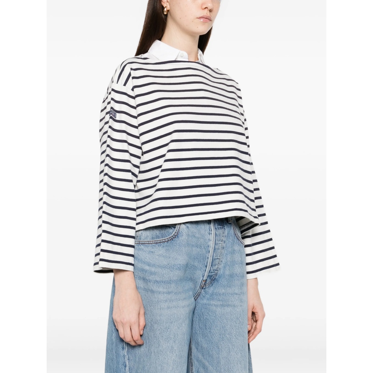 striped-pattern sweatshirt - Img 3
