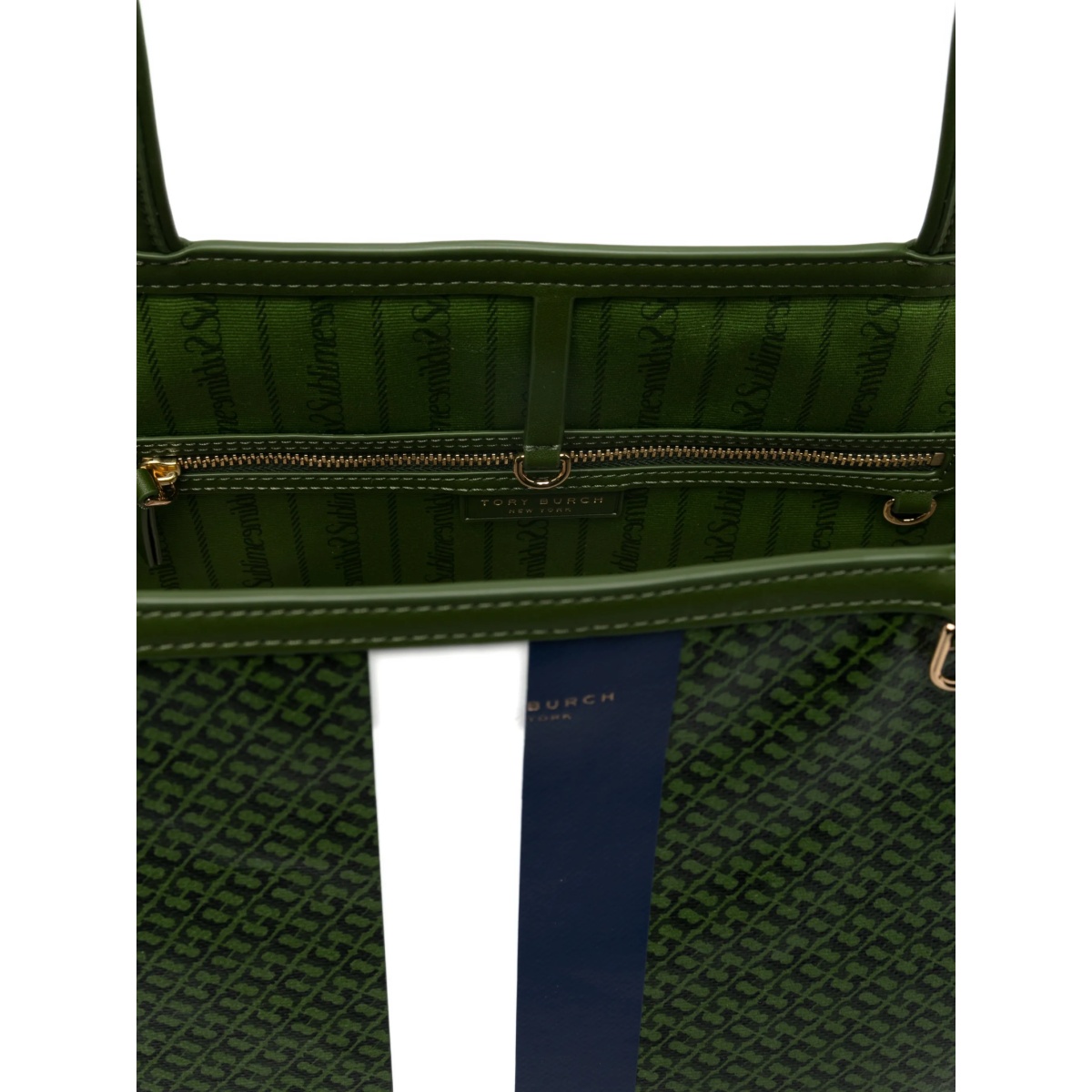 striped printed shoulder bag - Img 5