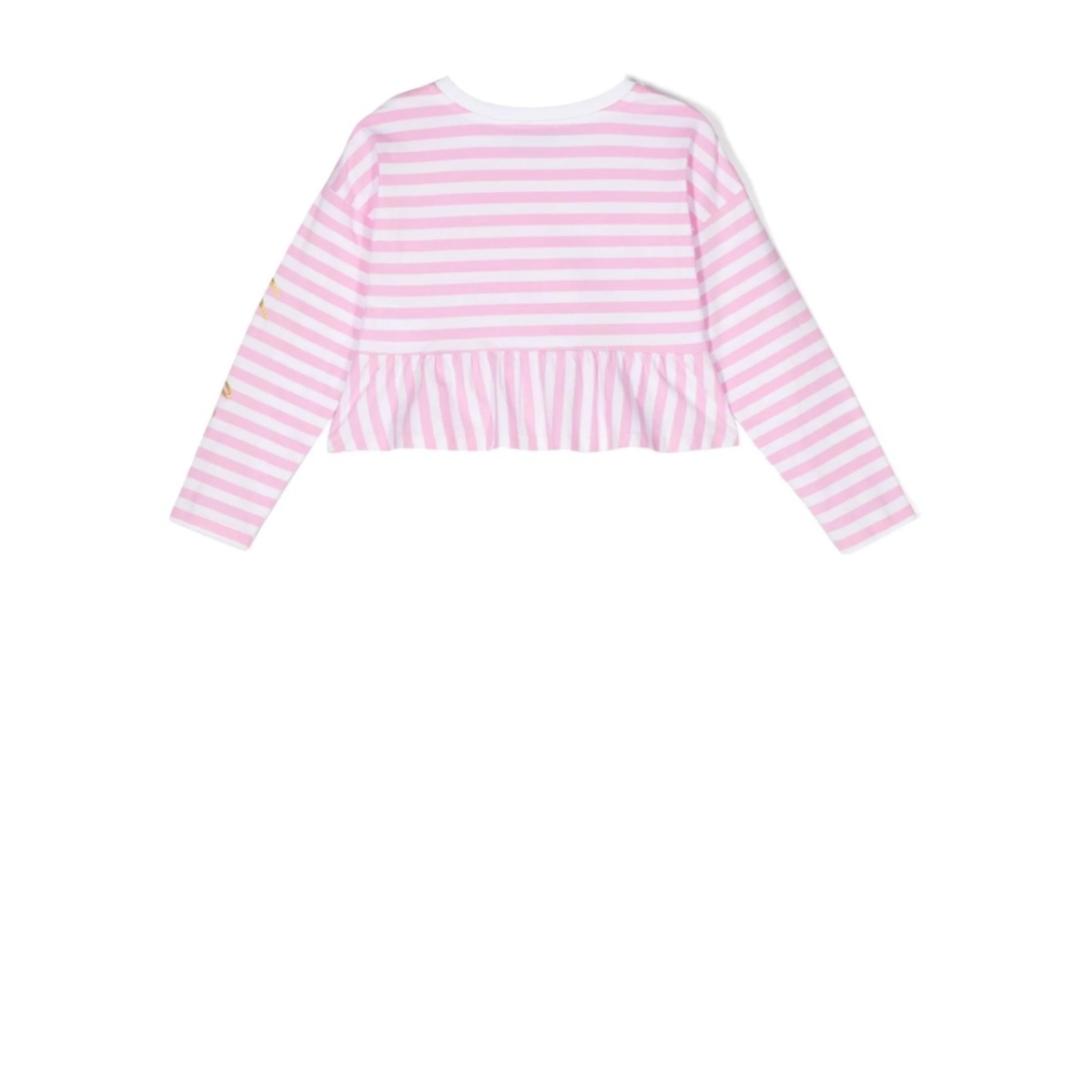 striped sailor-teddy peplum top - Img 2