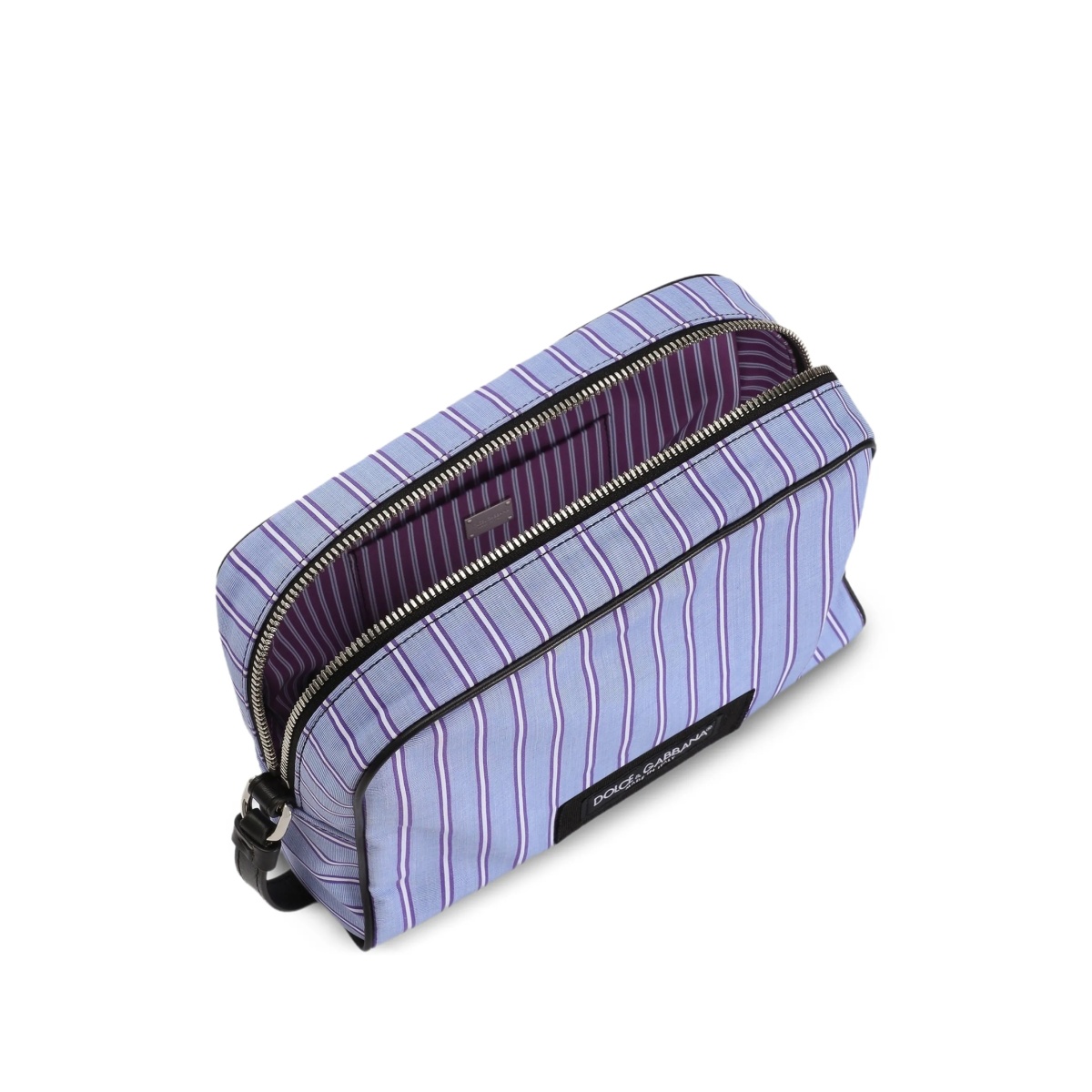 striped top-handle tote bag - Img 5
