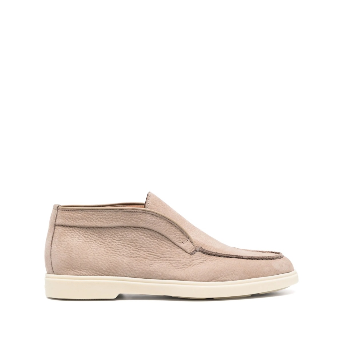 suede flat loafers