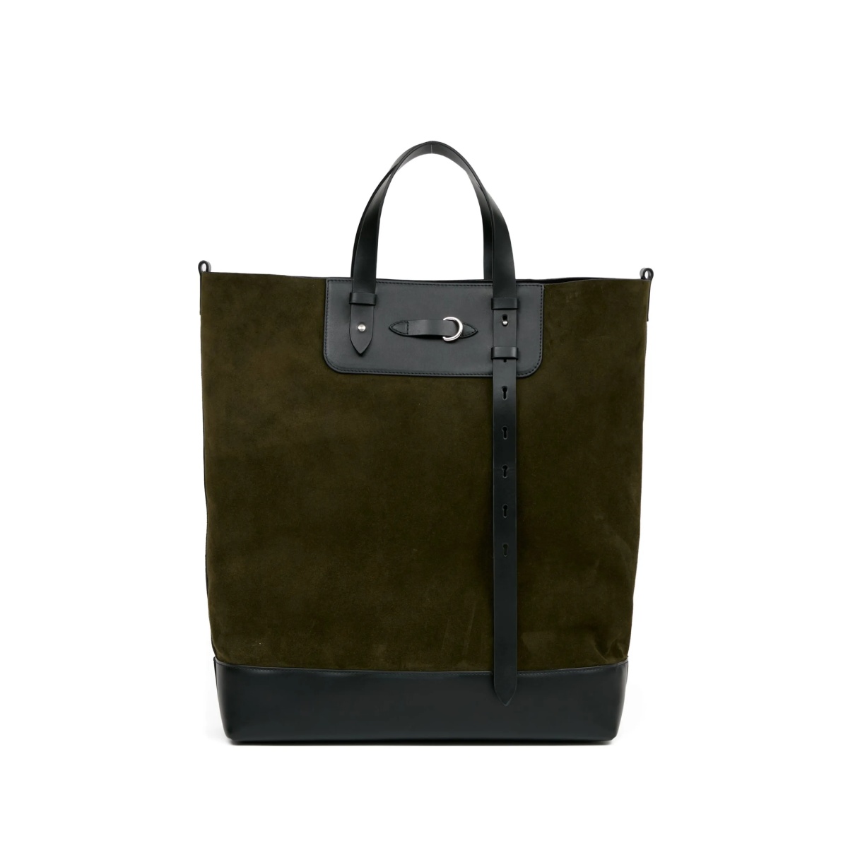 suede tote bag