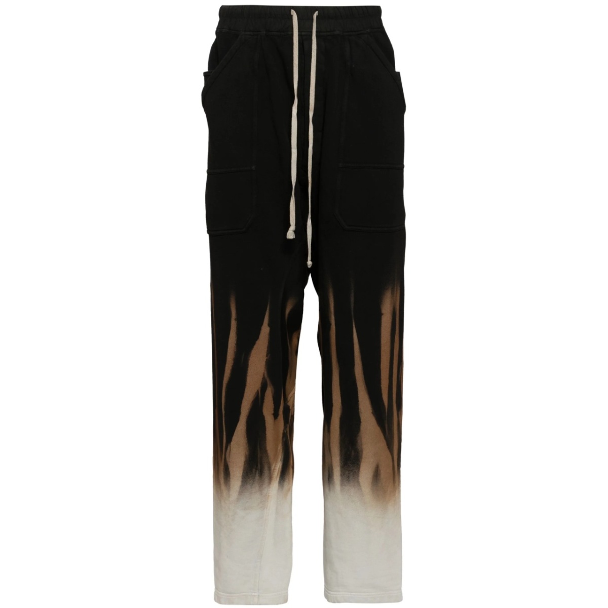 Sun drop-crotch trousers
