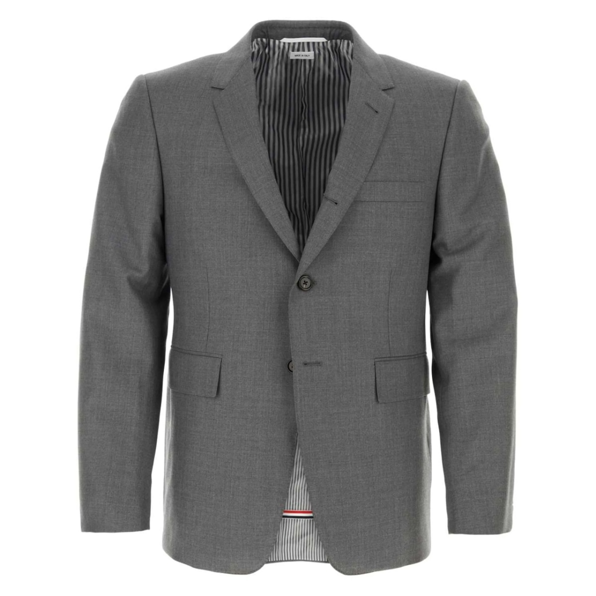 Super 120s single-breasted blazer