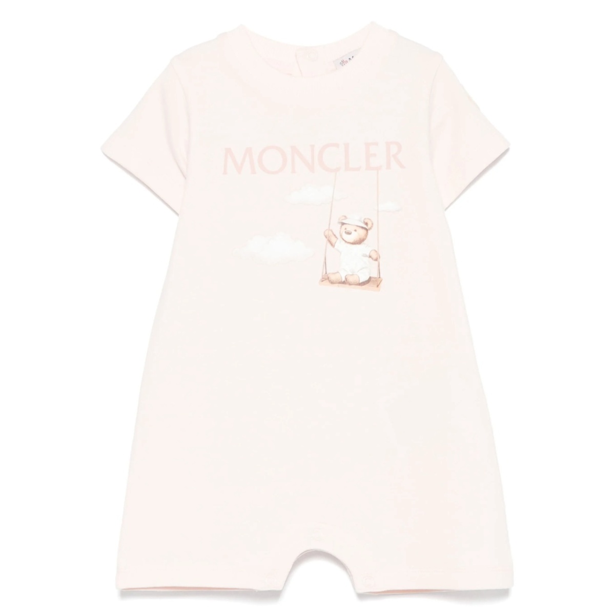 swinging bear graphic romper