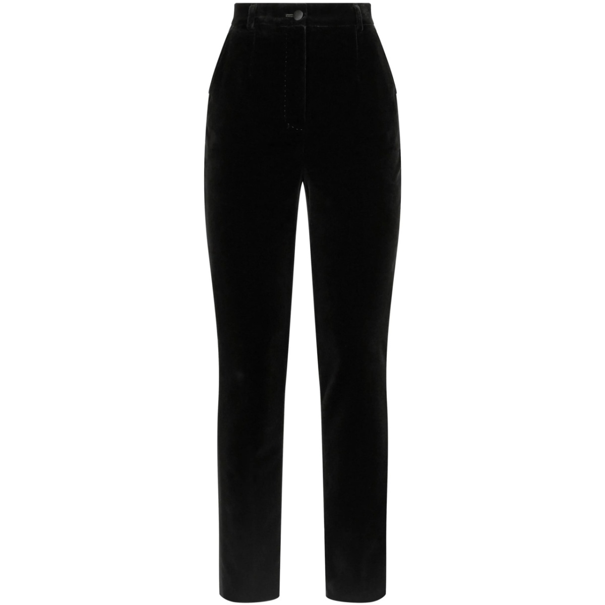 tailored velvet trousers
