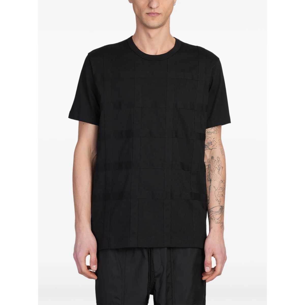 textured-finish T-shirt