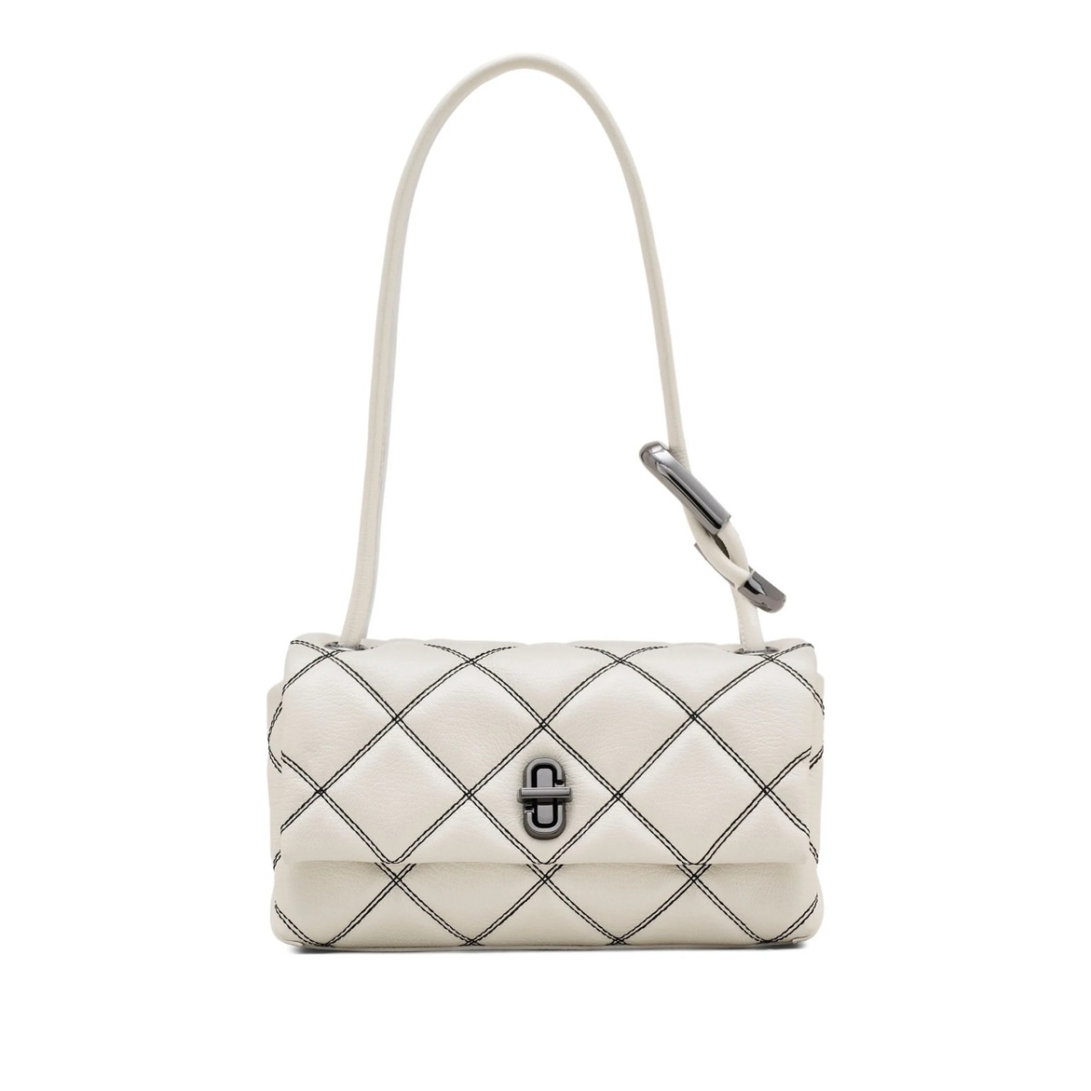 The Bi Color Quilted Leather Dual shoulder bag