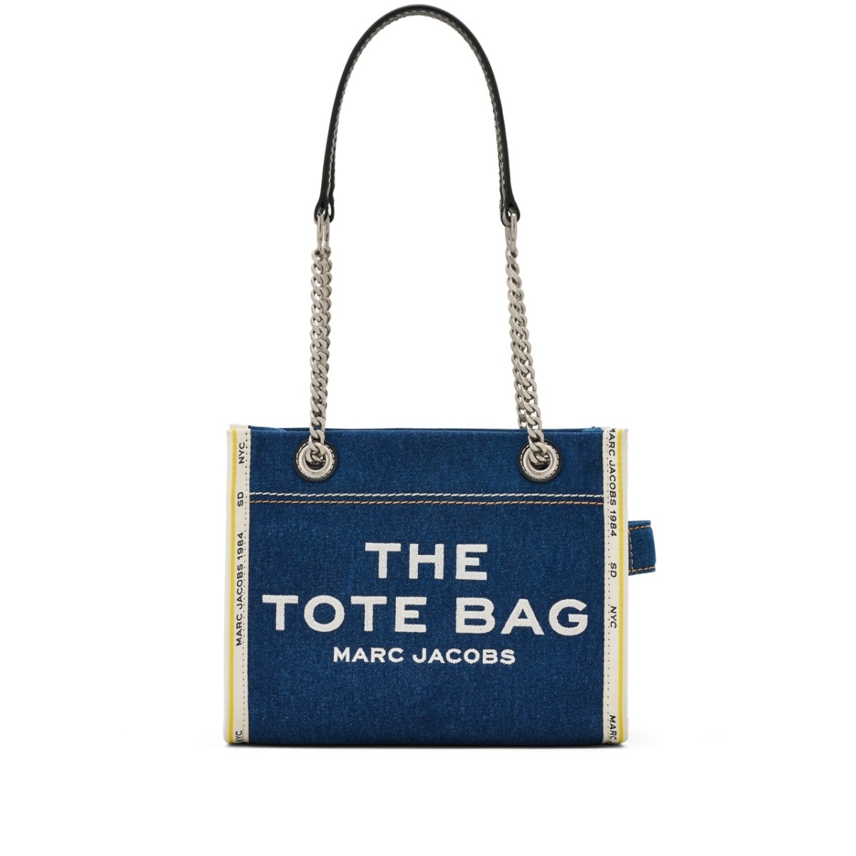 The Denim Chain Small Tote bag