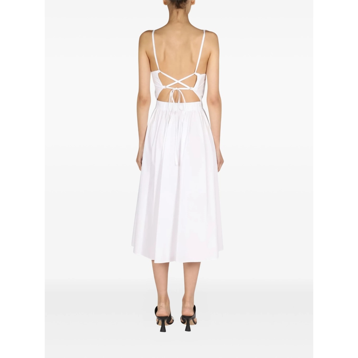 tie back-fastening dress - Img 4