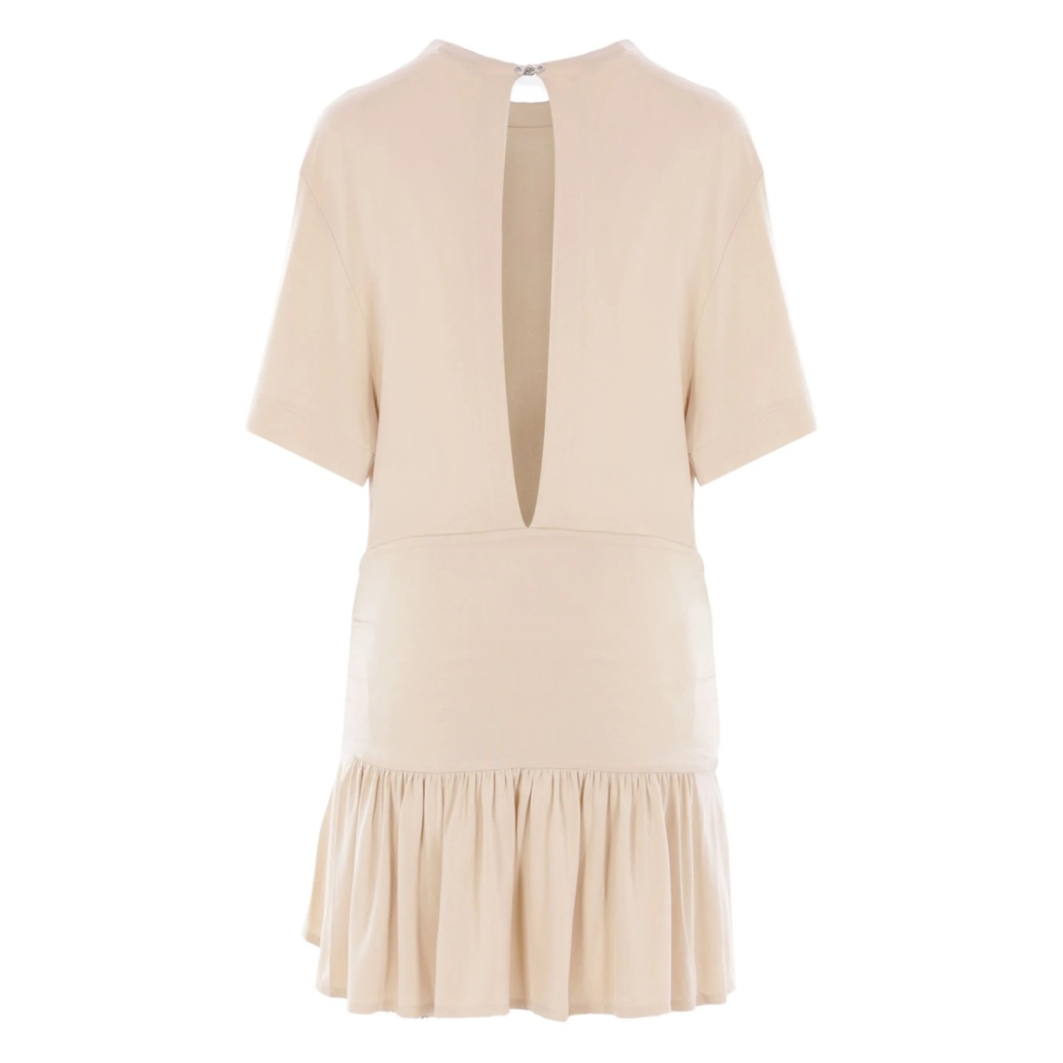 tie-detail ruffle dress - Img 2