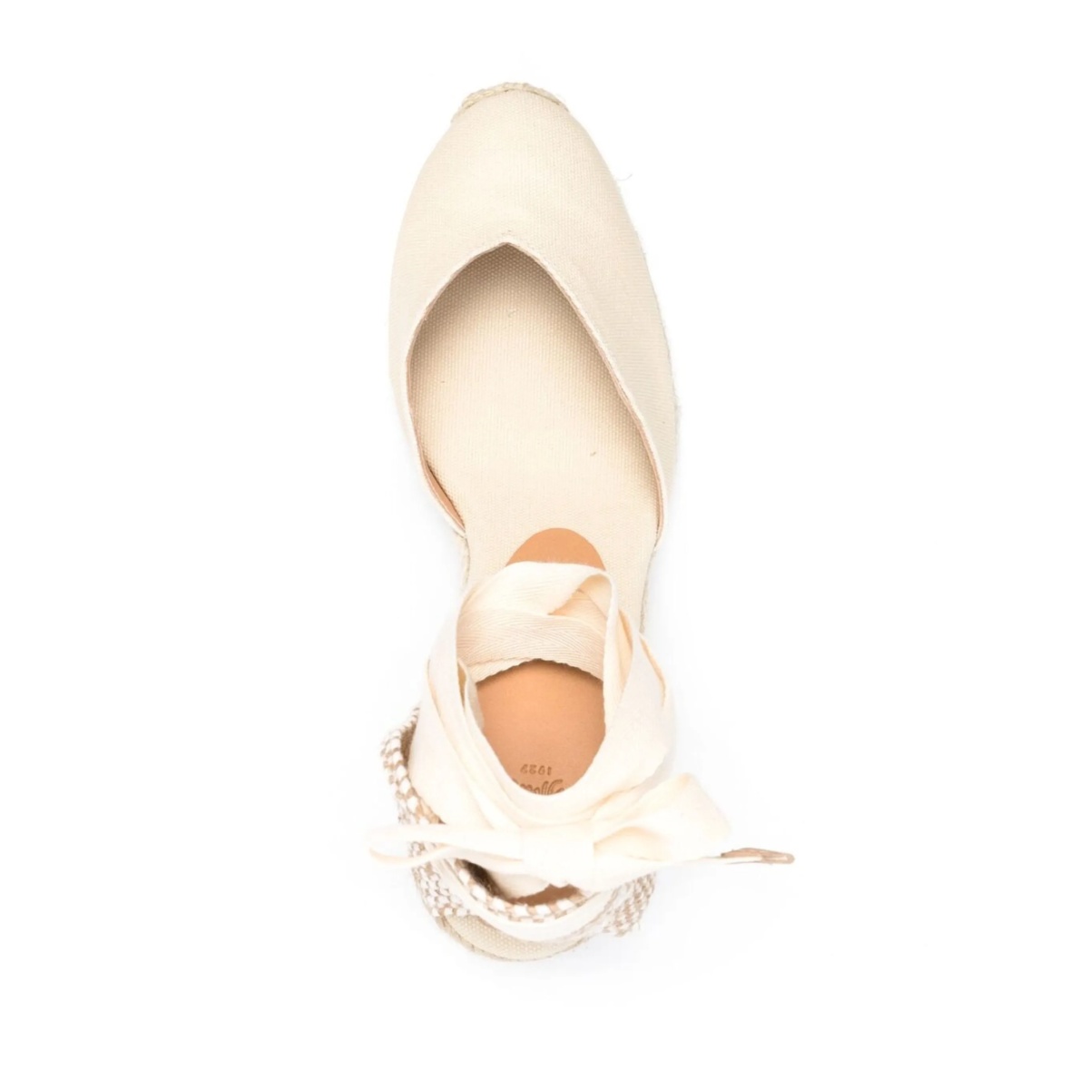 tie-fastening wedge sandals - Img 4