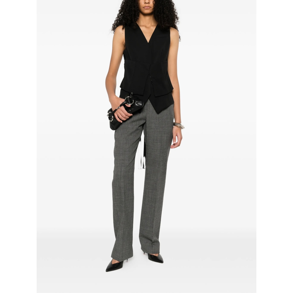 tie waist vest - Img 2