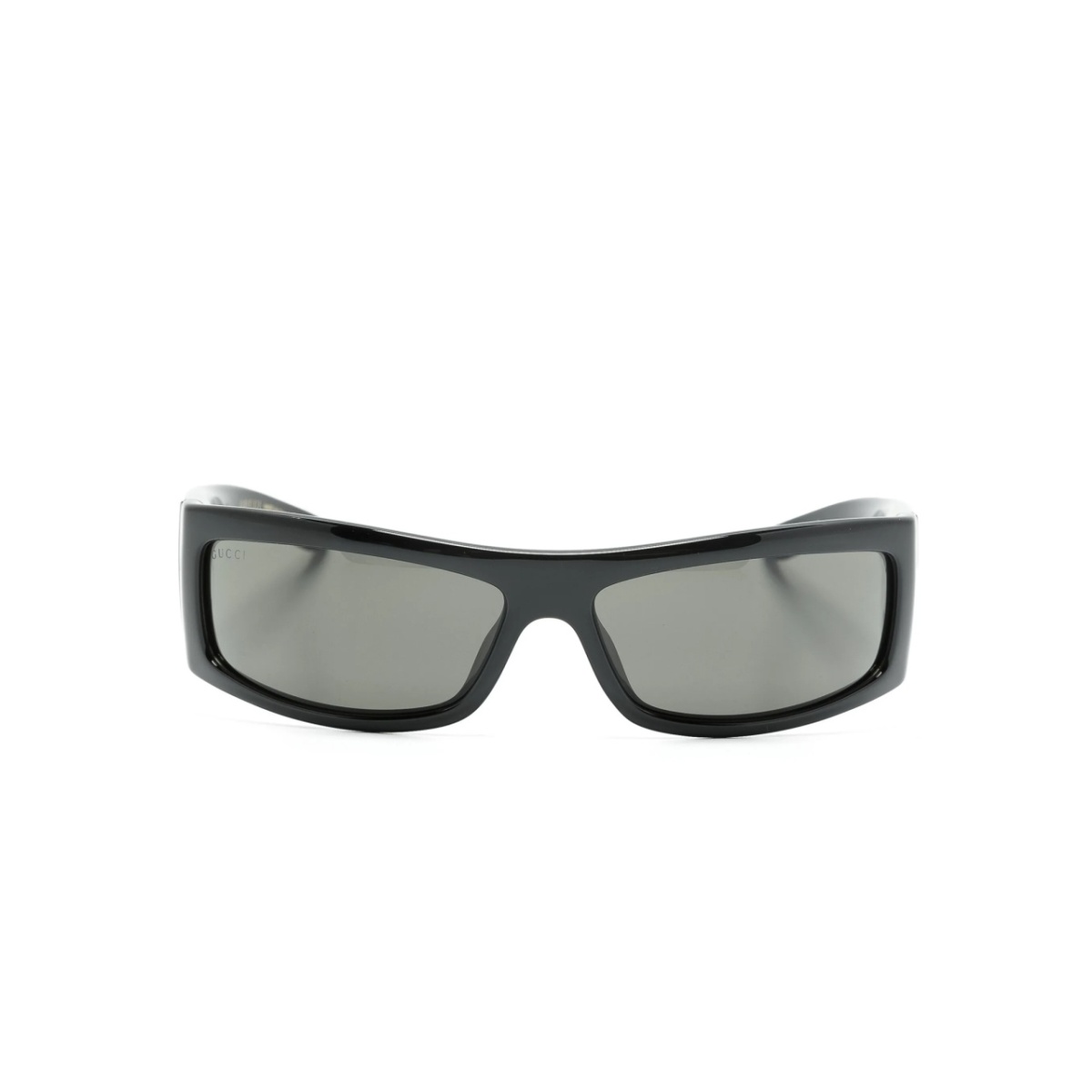 tinted rectangle-frame sunglasses