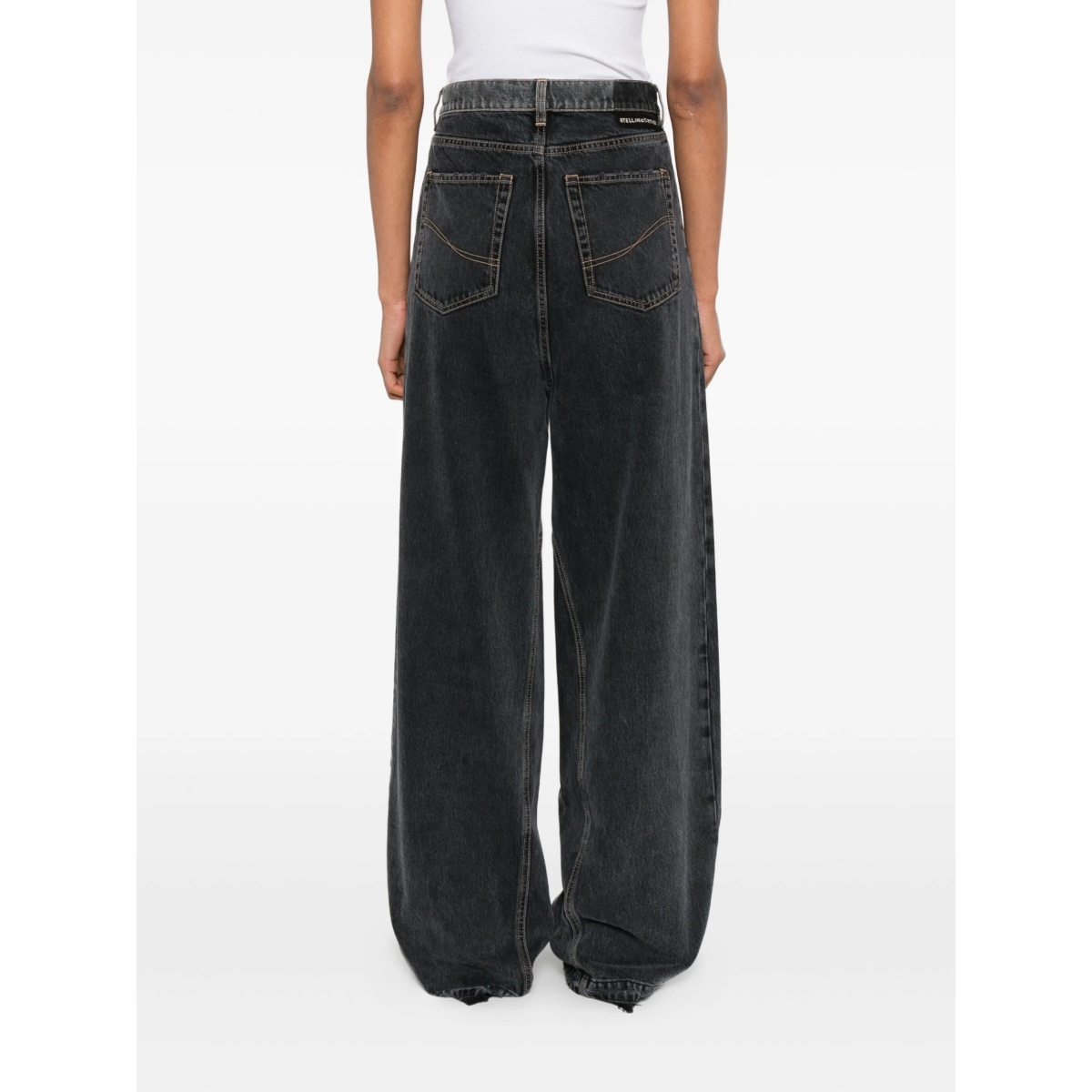 tonal panelled jeans - Img 4