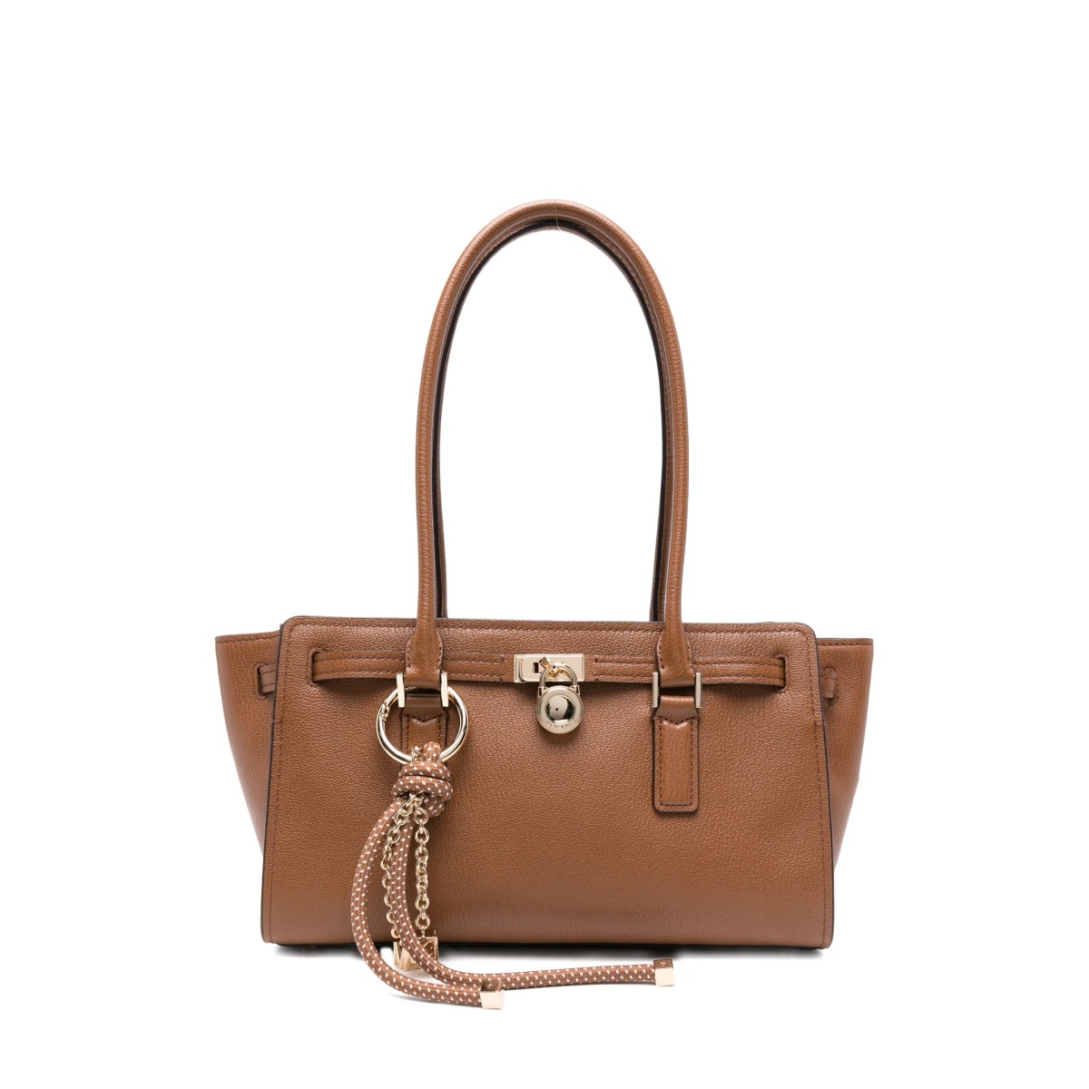 top-handle leather shoulder bag